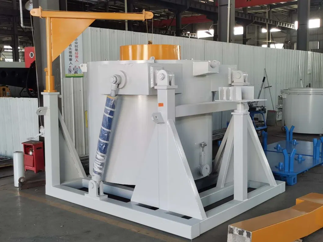 Aluminum Alloy Casting Foundry Tilting Melting Furnace Holding Furnace